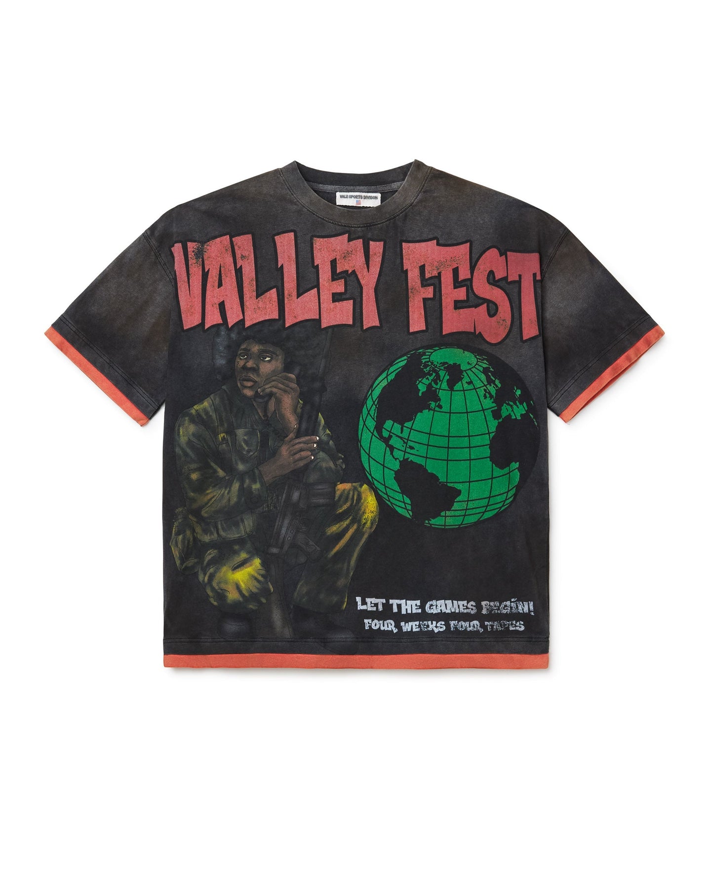 Vale Forever Recon Tee Vintage Black / Red