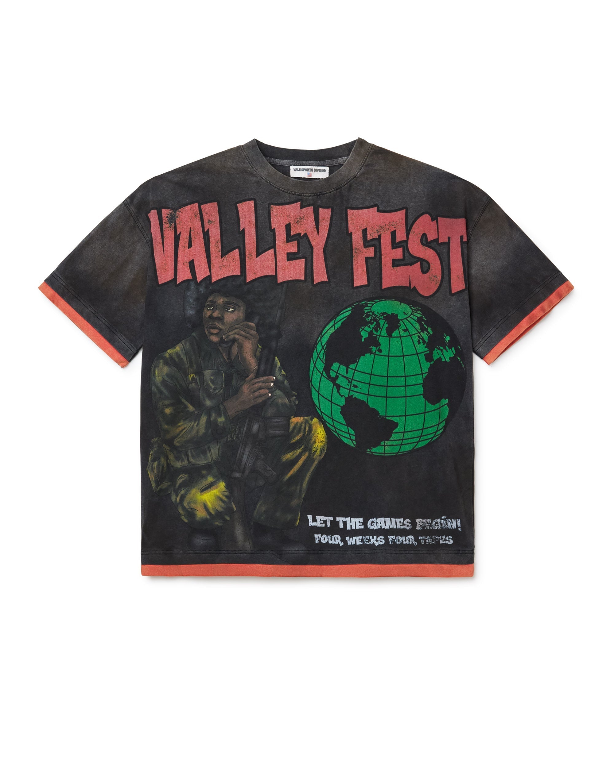 Vale Forever Recon Tee Vintage Black / Red