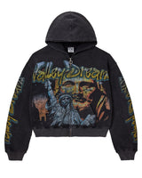 Vale Forever Gods Liberty Zip Up Hoodie Black