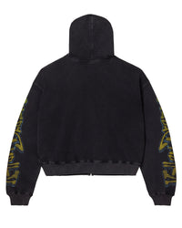 Vale Forever Gods Liberty Zip Up Hoodie Black