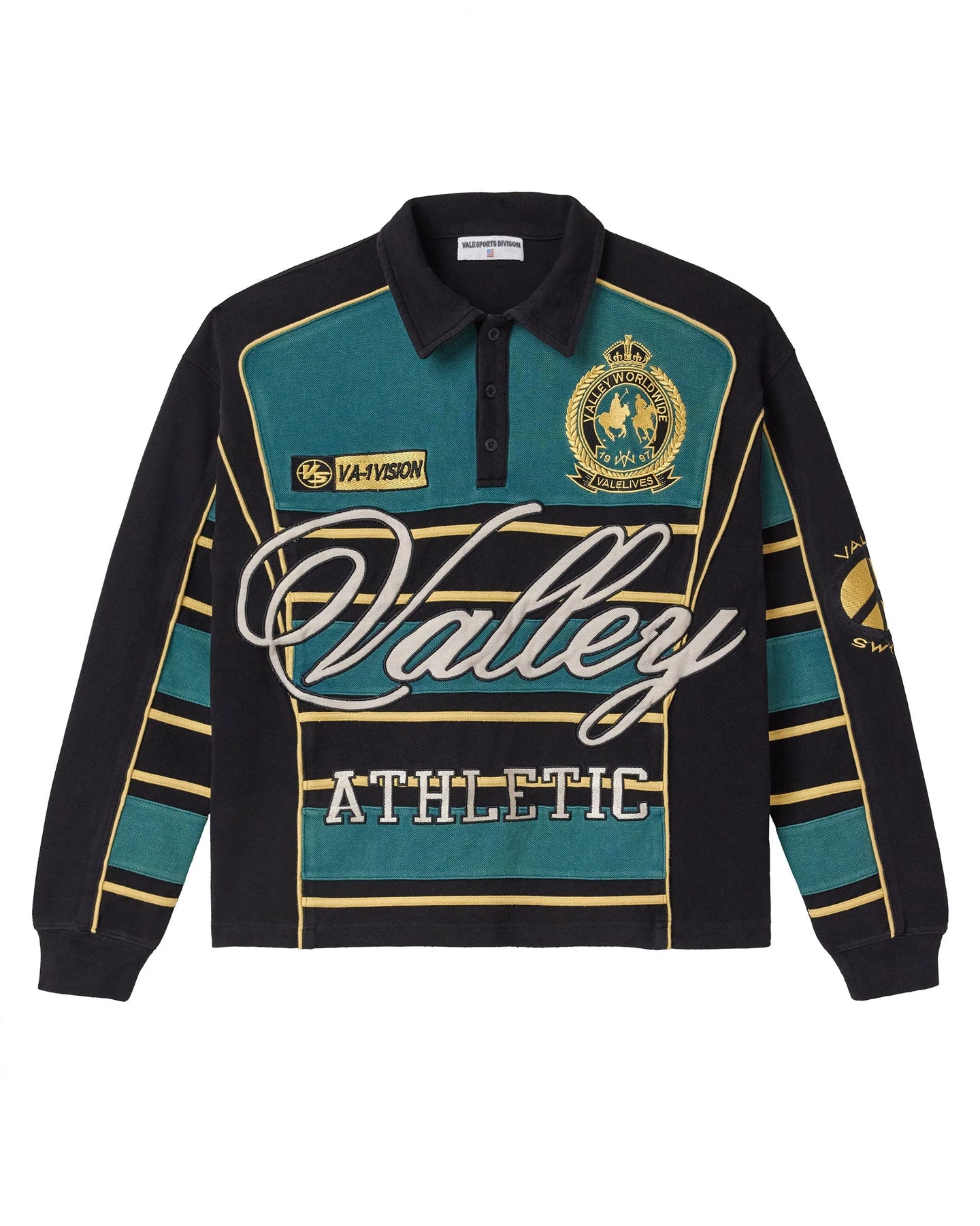 Vale Forever Laser Rugby L/S Shirt Black