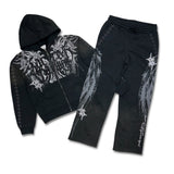 Smoke Rise Sacred Dawn Jogger Set Black
