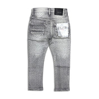 Premium Disaster Kids Rhinestone Jeans Grey -055