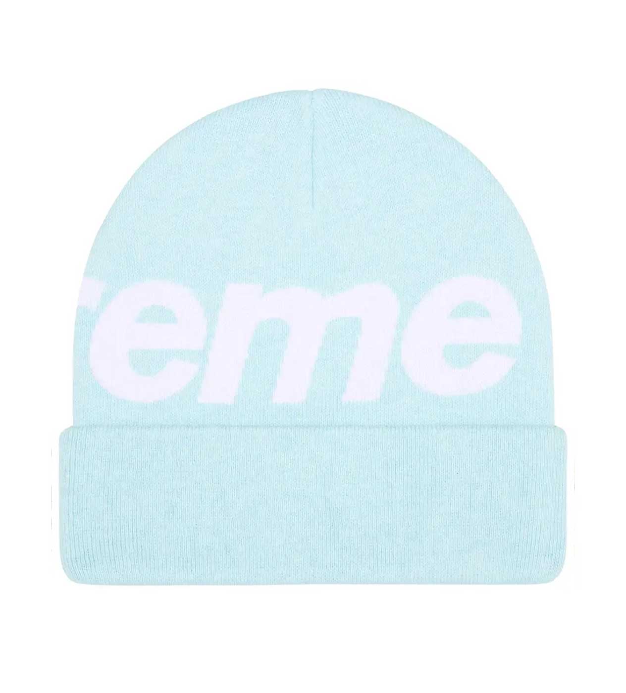 帽子 Supreme Big Logo Beanie light blue Supreme Big Logo Beanie Light Blue – VIP Clothing Stores