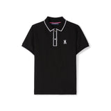 Psycho bunny kids black kent pique polo