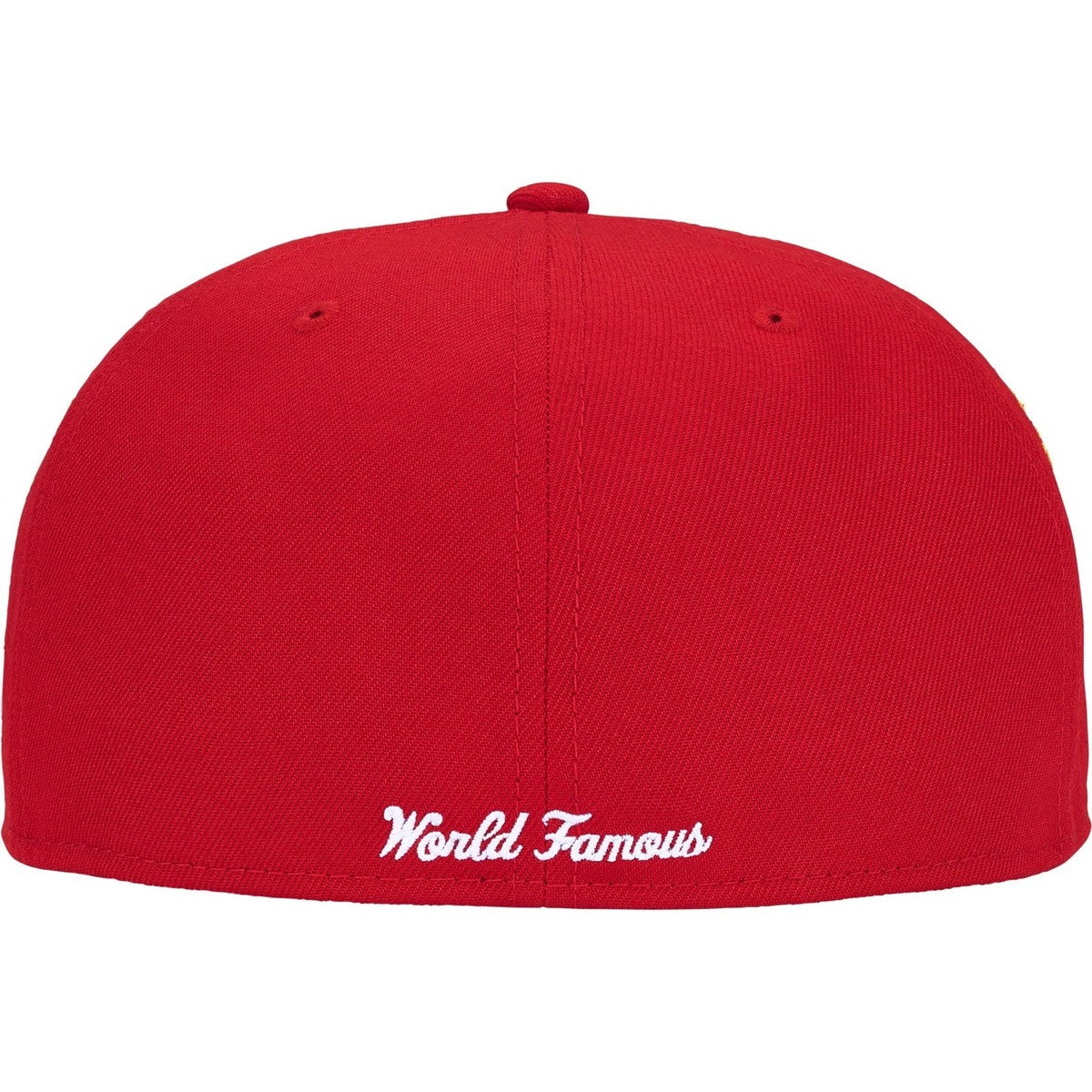 Supreme Shop Anniversary Box Logo 59FIFTY Fitted Hat Red Milan