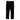 Denimicity Men's Cut Patched Jeans Jet Black