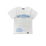 Denimicity kids Melt Down On Sunset Tee White/Baby Blue