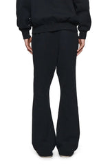 Purple Brand - Gothic Wordmark Drip Fleece flared Pant - Black - P459-HBGW125