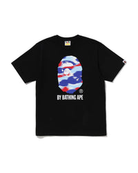 Bape Screen Camo College Tee Black