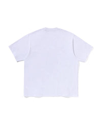 Bape Ape Shall Never Kill Ape College Tee White X Blue