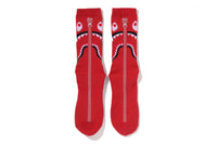Bape Shark Jacquard Socks Red