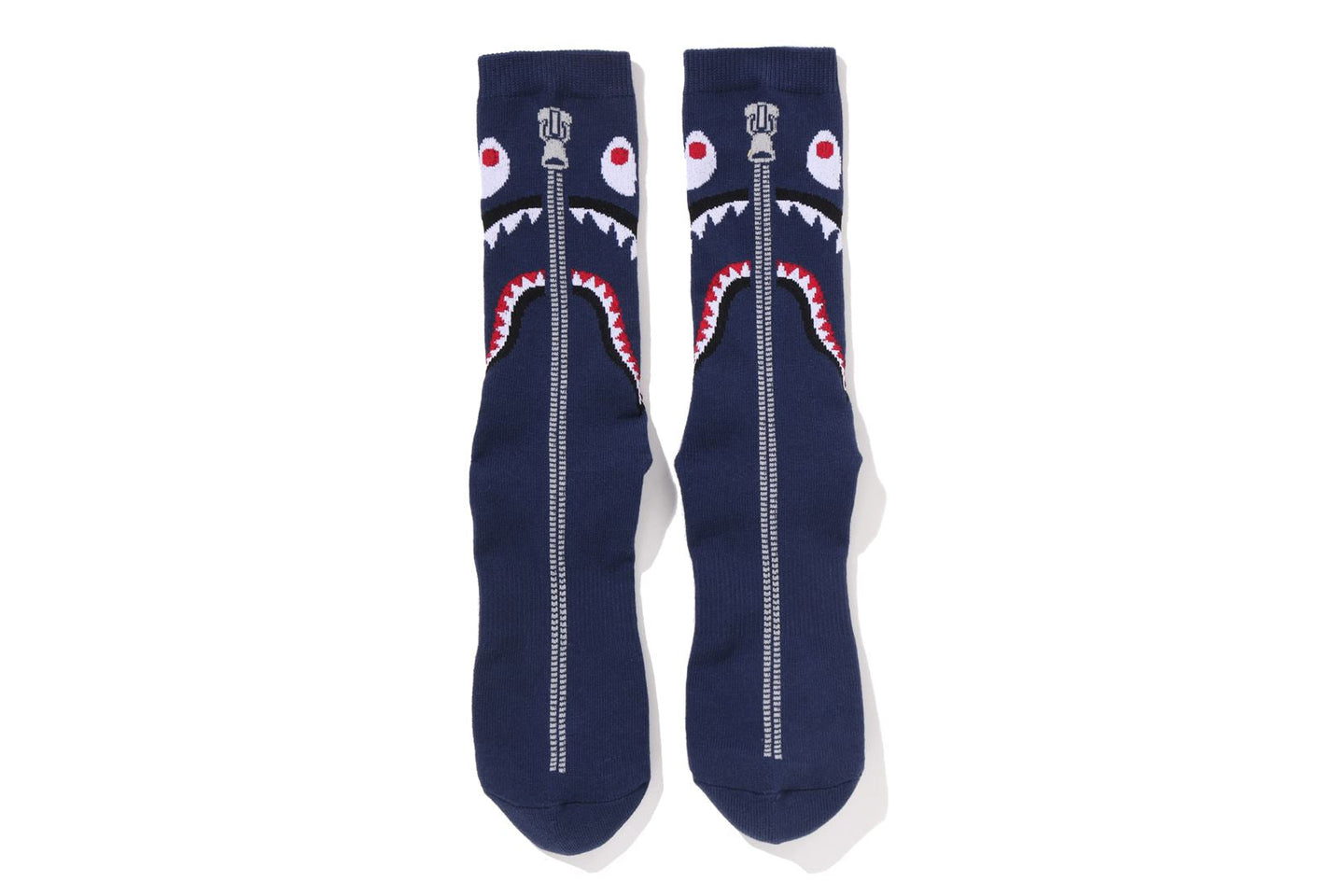 Bape Shark Jacquard Socks Navy Blue