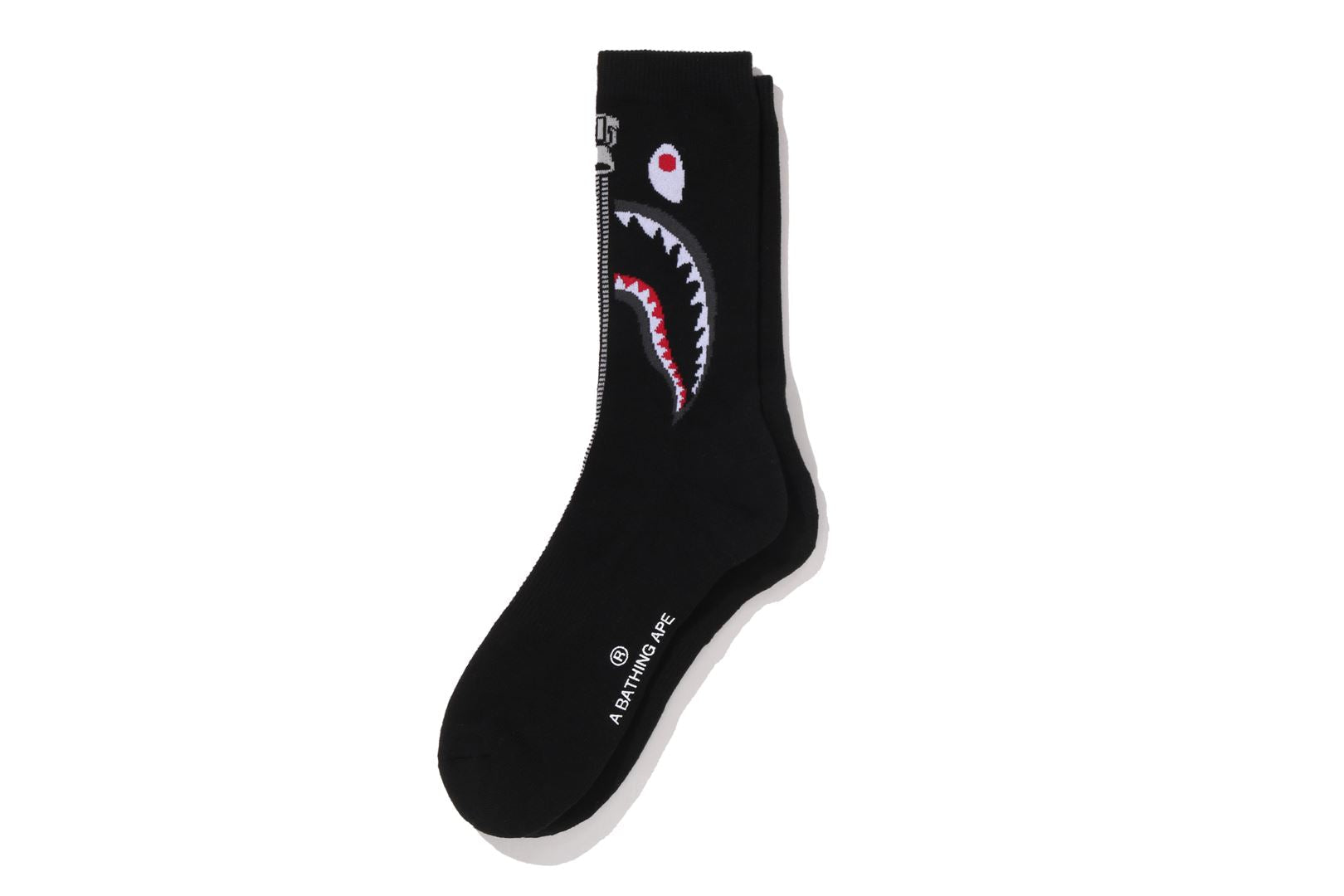 Bape Shark Jacquard Socks Black
