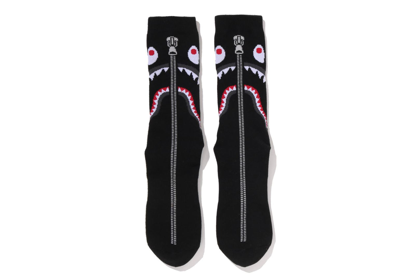 Bape Shark Jacquard Socks Black