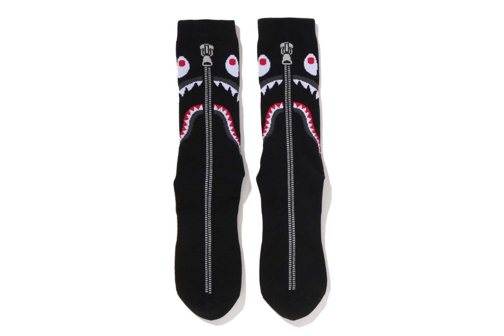 Bape Shark Jacquard Socks Black