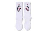 Bape Shark Socks White
