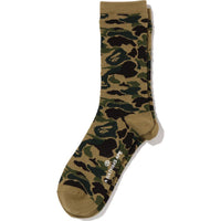 Bape Abc Camo Jacquard Socks Green