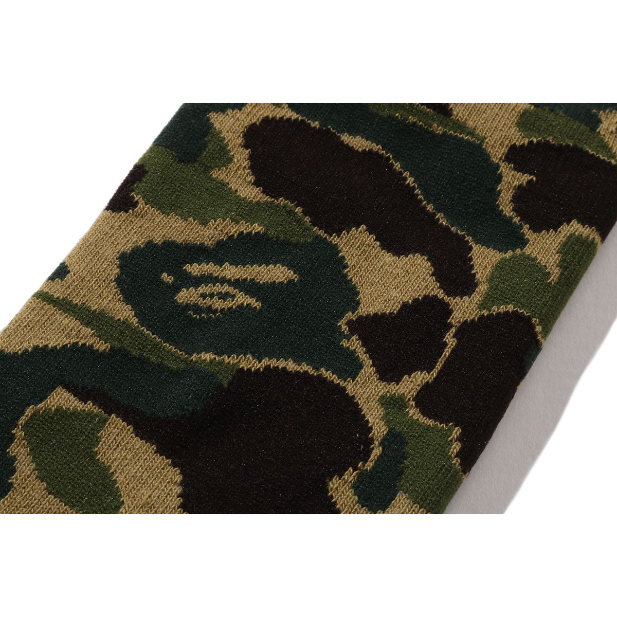 Bape Abc Camo Jacquard Socks Green