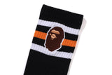 Bape Ape Head Socks Black