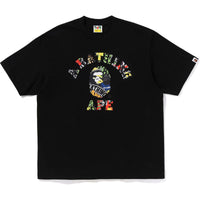 Bape Multi Logo College Tee Black