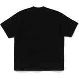 Bape Multi Logo College Tee Black