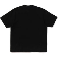 Bape Multi Logo College Tee Black