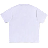 Bape Sta Logo Tee White X Blue