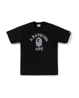 Bape Reflective On College Tee Black