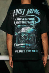 First row Black plantopia cosmos Tee Black