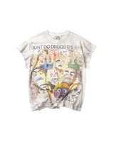 Vale Forever No Drugs Sleeveless Tee White