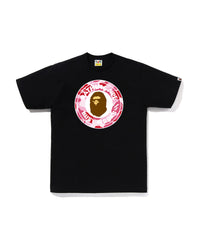 Bape Abc Camo Busy Works Tee Black X Pink