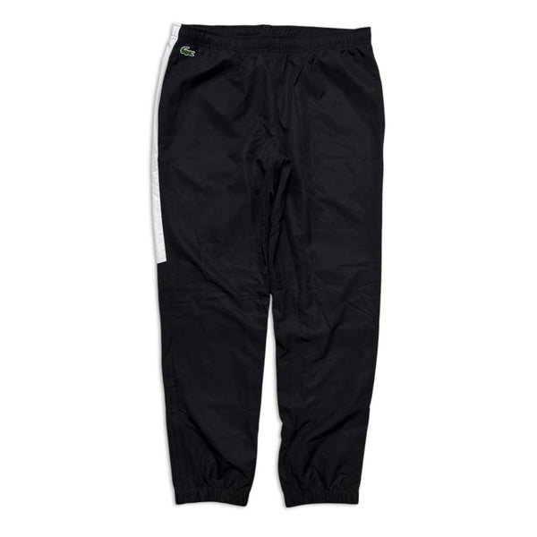 Lacoste Men’s Contrast Side Stripe Track Pants – Black/White