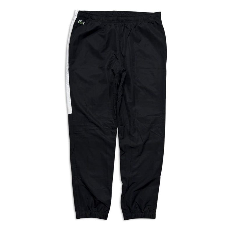 Lacoste Men’s Contrast Side Stripe Track Pants – Black/White