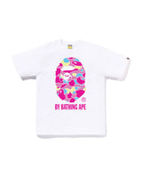 Bape STA Camo By Bathing Ape Tee White X Pink
