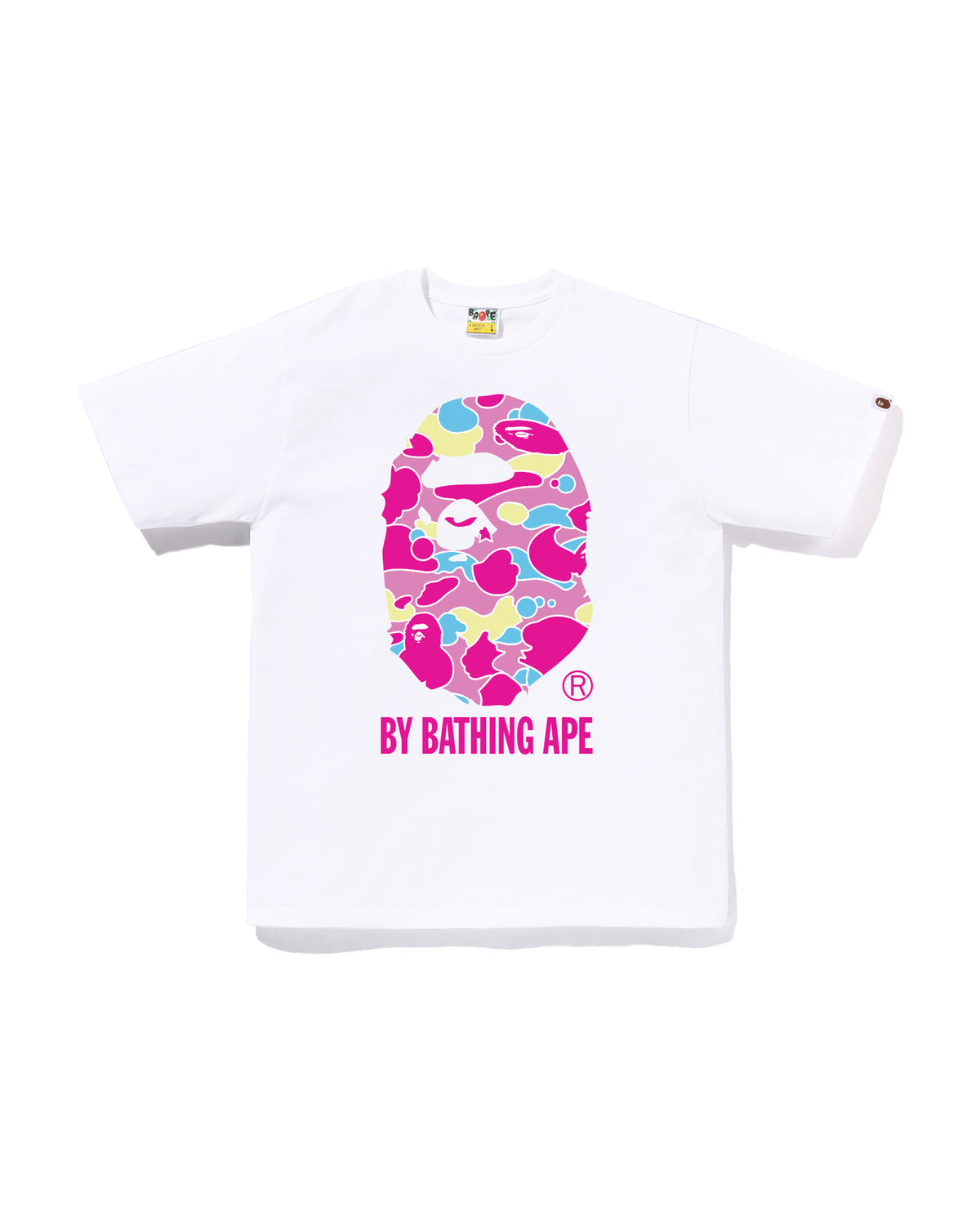 Bape STA Camo By Bathing Ape Tee White X Pink