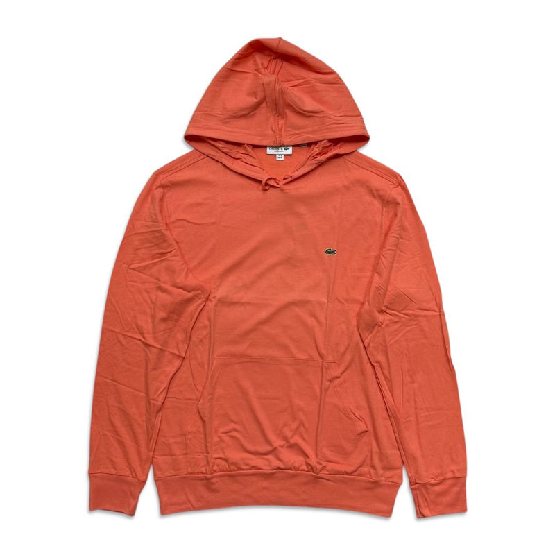 Lacoste Men’s Pullover Lightweight Hoodie – Light Orange AEE