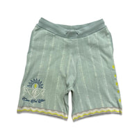 Smoke Rise Havana Jacquard Knit Shorts – Mint Green