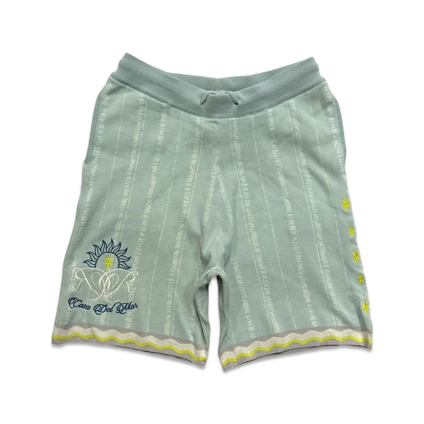 Smoke Rise Havana Jacquard Knit Shorts – Mint Green