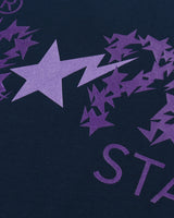 Bape Metallic Bape Sta Tee Navy Blue