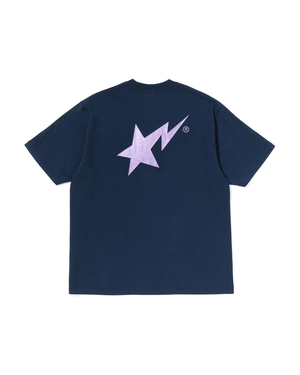 Bape Metallic Bape Sta Tee Navy Blue