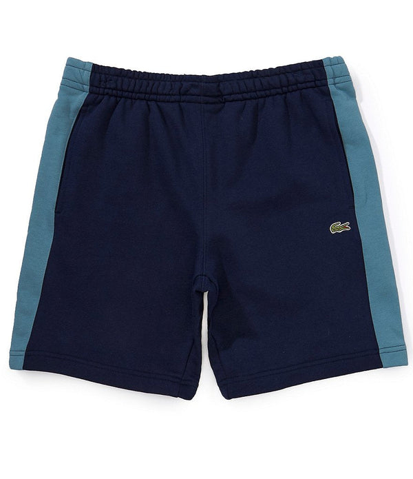 Lacoste Men’s Colorblock Fleece Shorts Navy Blue – GH9597-51-10M