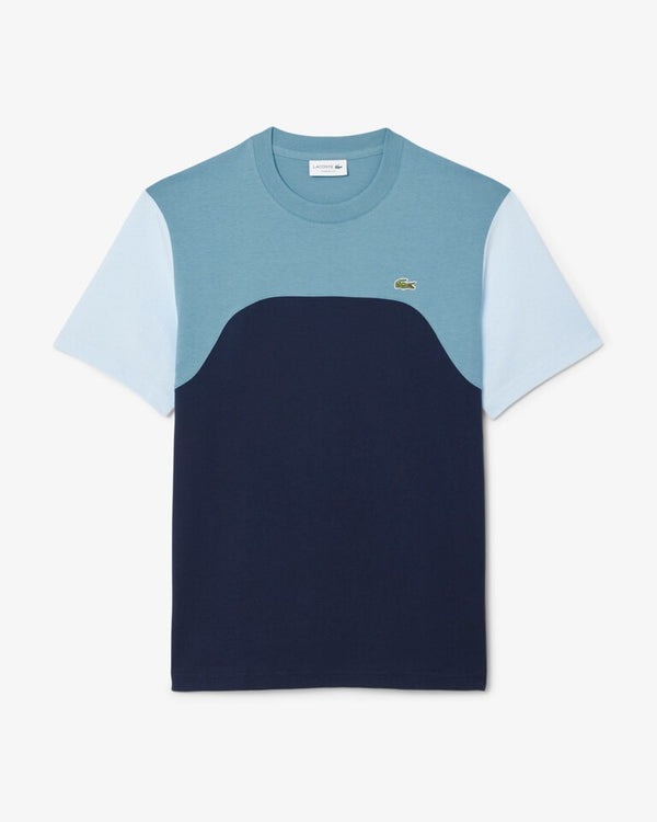 Lacoste Men’s Colorblock Classic Fit T-Shirt Navy Blue - TH9551-51-10M