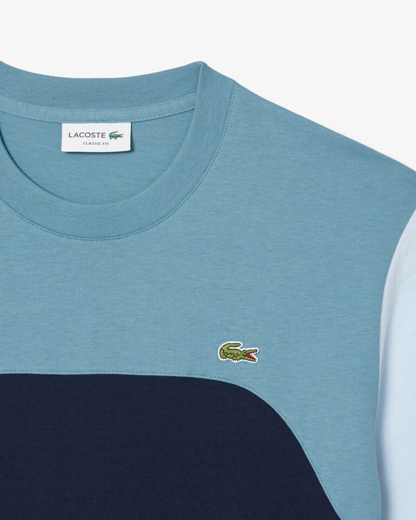 Lacoste Men’s Colorblock Classic Fit T-Shirt Navy Blue - TH9551-51-10M