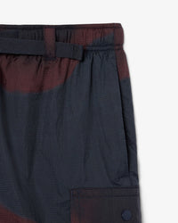 Lacoste Men’s Ombré Print Nylon Cargo Shorts – Navy Blue GH9659-51-EIX