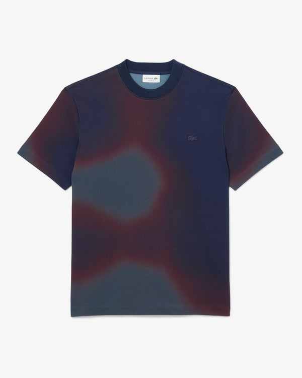 Lacoste Men’s Ombré Print Jersey T-Shirt – Navy Blue TH0293-51-EIX