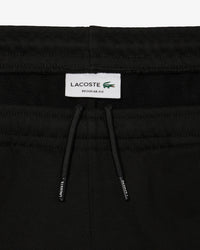 Lacoste Men’s Cotton Fleece Logo Trim Shorts Black GH9896-51-031
