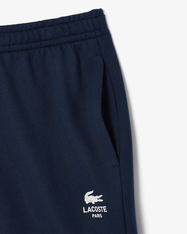 Lacoste Printed Cotton Fleece Shorts Navy Blue GH0990-51-166