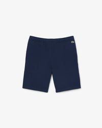Lacoste Men's Logo Trim Short Set - Navy Blue