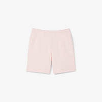 Lacoste Men's Signature Print Cotton Short Set - Light Pink